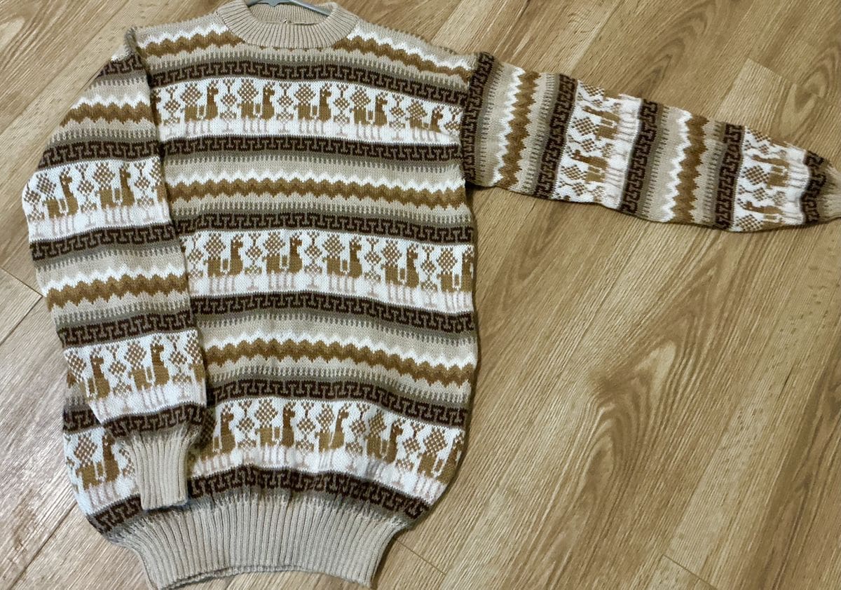 Large Alpaca Blend Poncho (Ultra Cozy) - Image 5