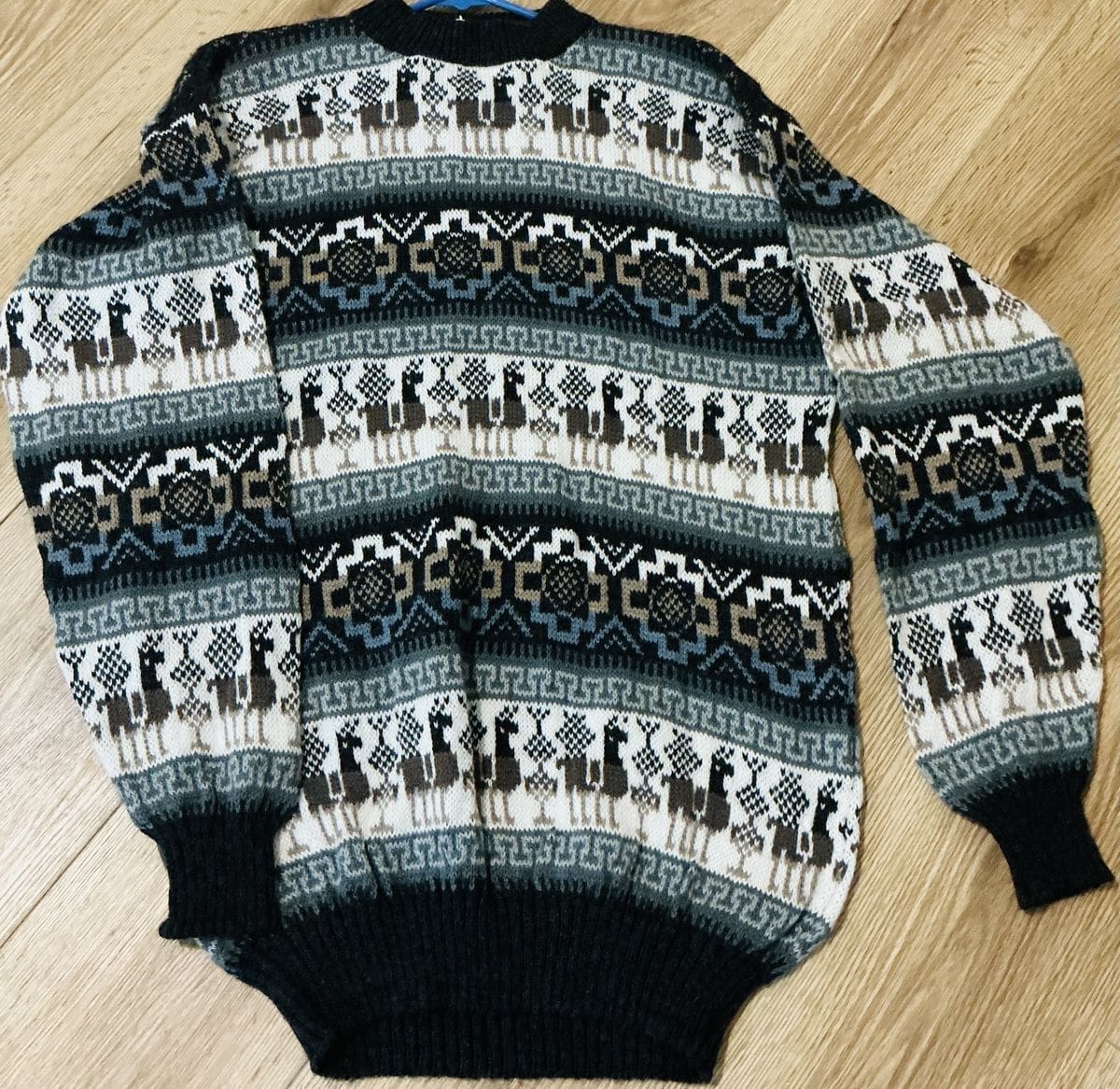 Large Alpaca Blend Poncho (Ultra Cozy) - Image 6