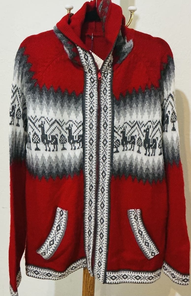 Large Alpaca Blend Poncho (Ultra Cozy) - Image 9