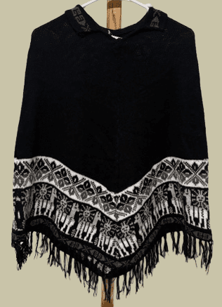 Ponchitos – Alpaca Blend Poncho + Scarf - Image 3